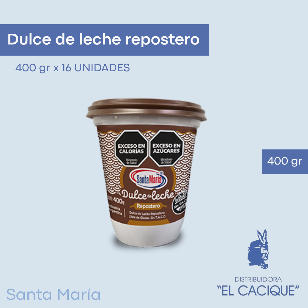 DULCE DE LECHE REP. X 400 GR. SANTA MARIA